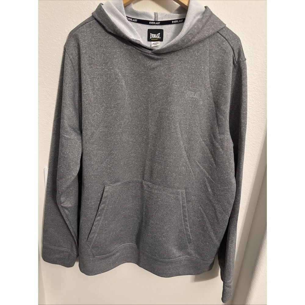 Everlast Mens Gray Hoodie Size XL‎ Y2K